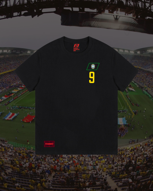 Ronaldo 2002 WC GOAT T-Jersey - Black