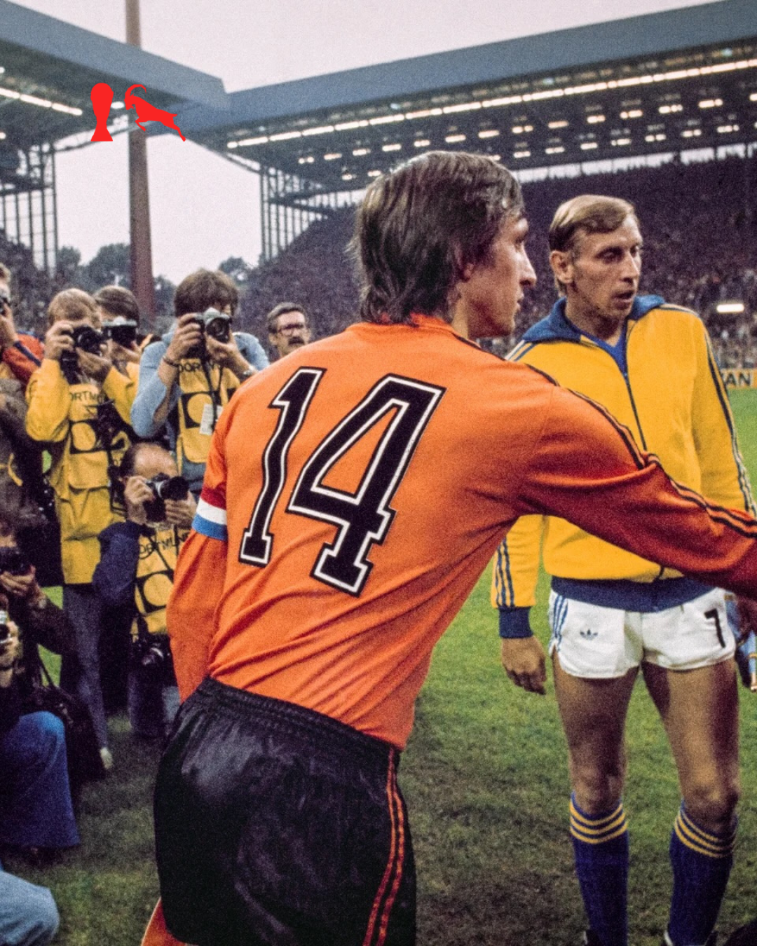 Cruyff 1974 WC GOAT T-Jersey - Black