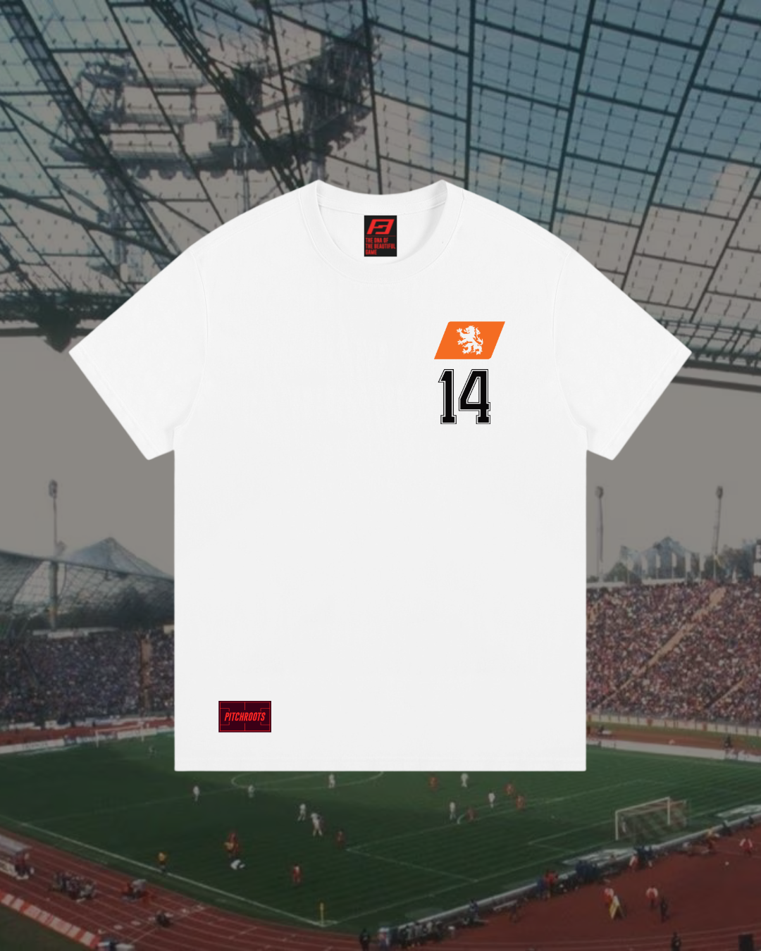 Cruyff 1974 WC GOAT T-Jersey - White