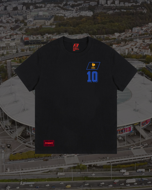 Zidane 1998 WC GOAT T-Jersey - Black
