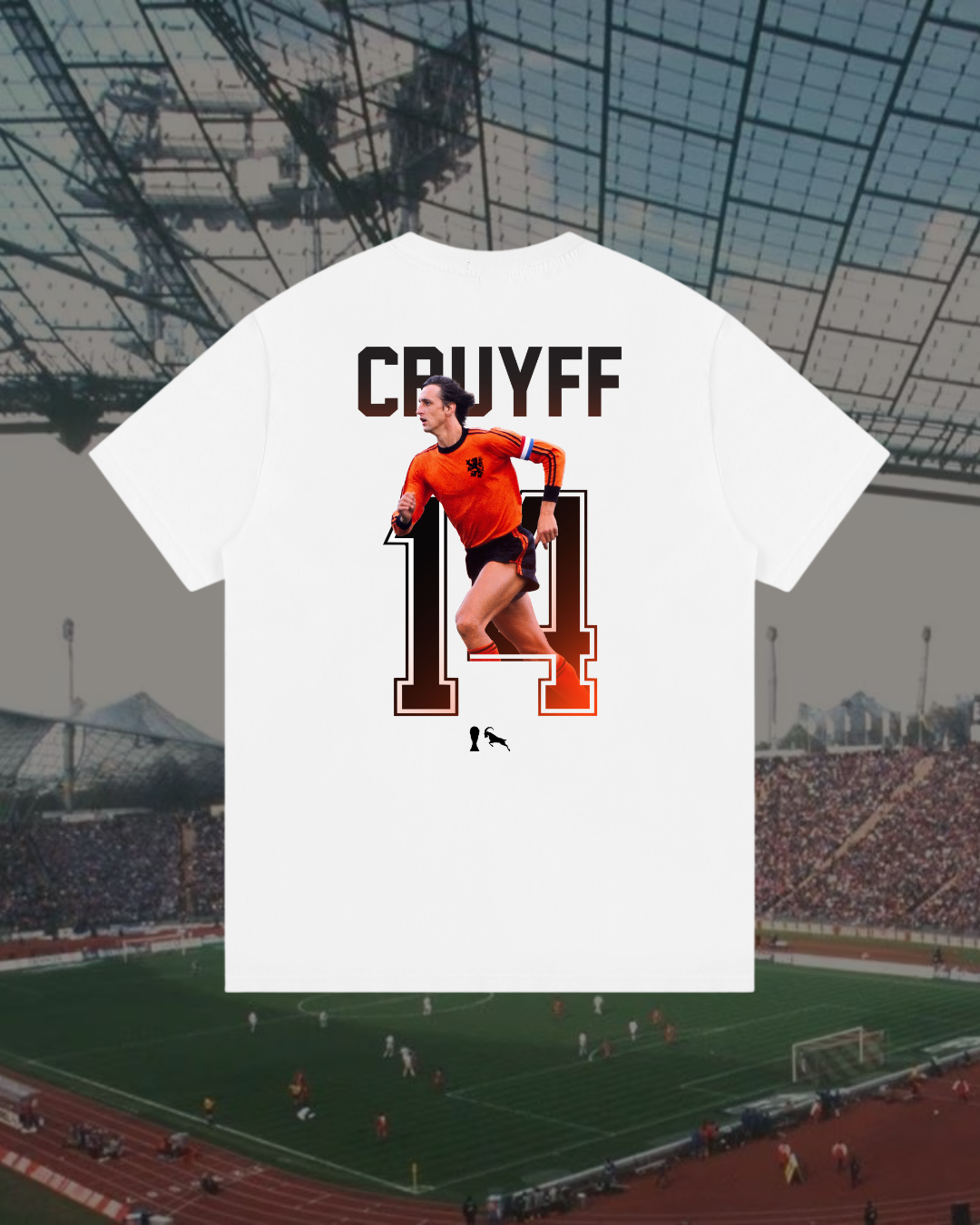 Cruyff 1974 WC GOAT T-Jersey - White