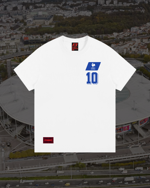 Zidane 1998 WC GOAT T-Jersey - White