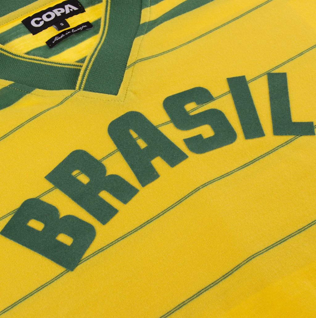 Brazil 1986 Retro Football Shirt