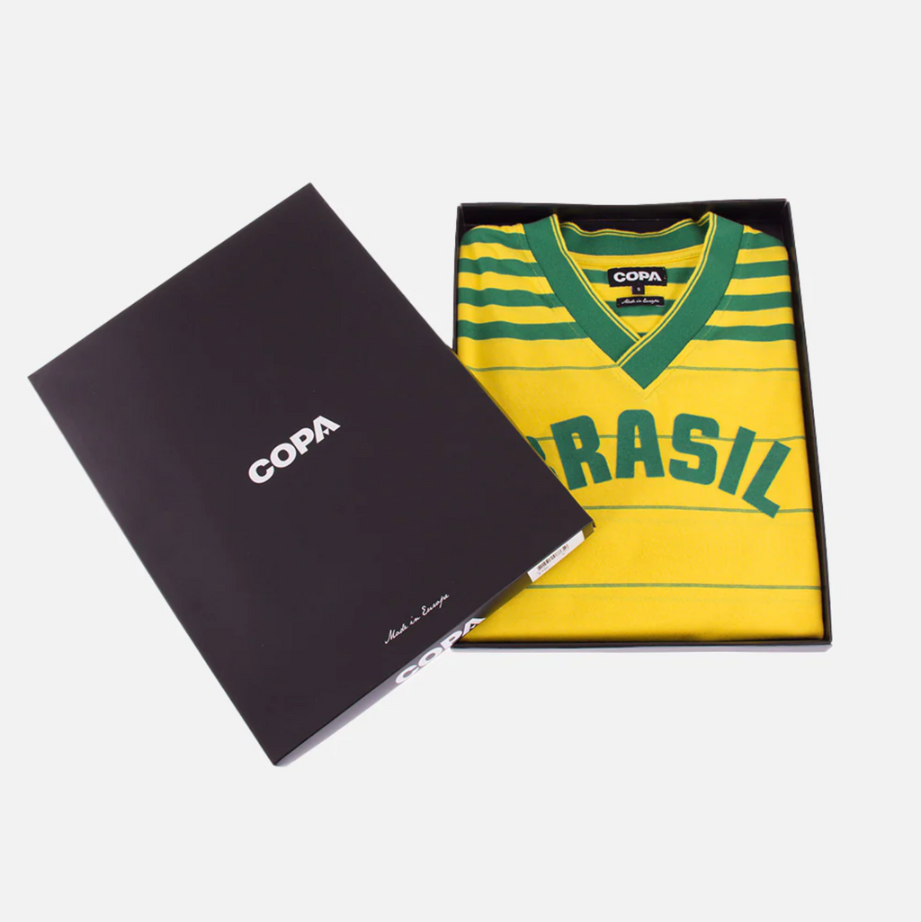 Brazil 1986 Retro Football Shirt