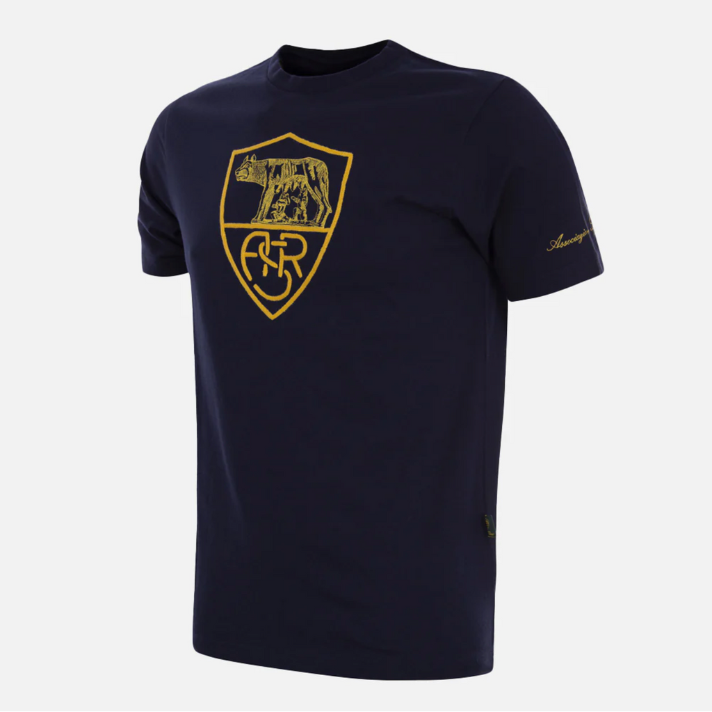 AS Roma Heritage Blue Tee