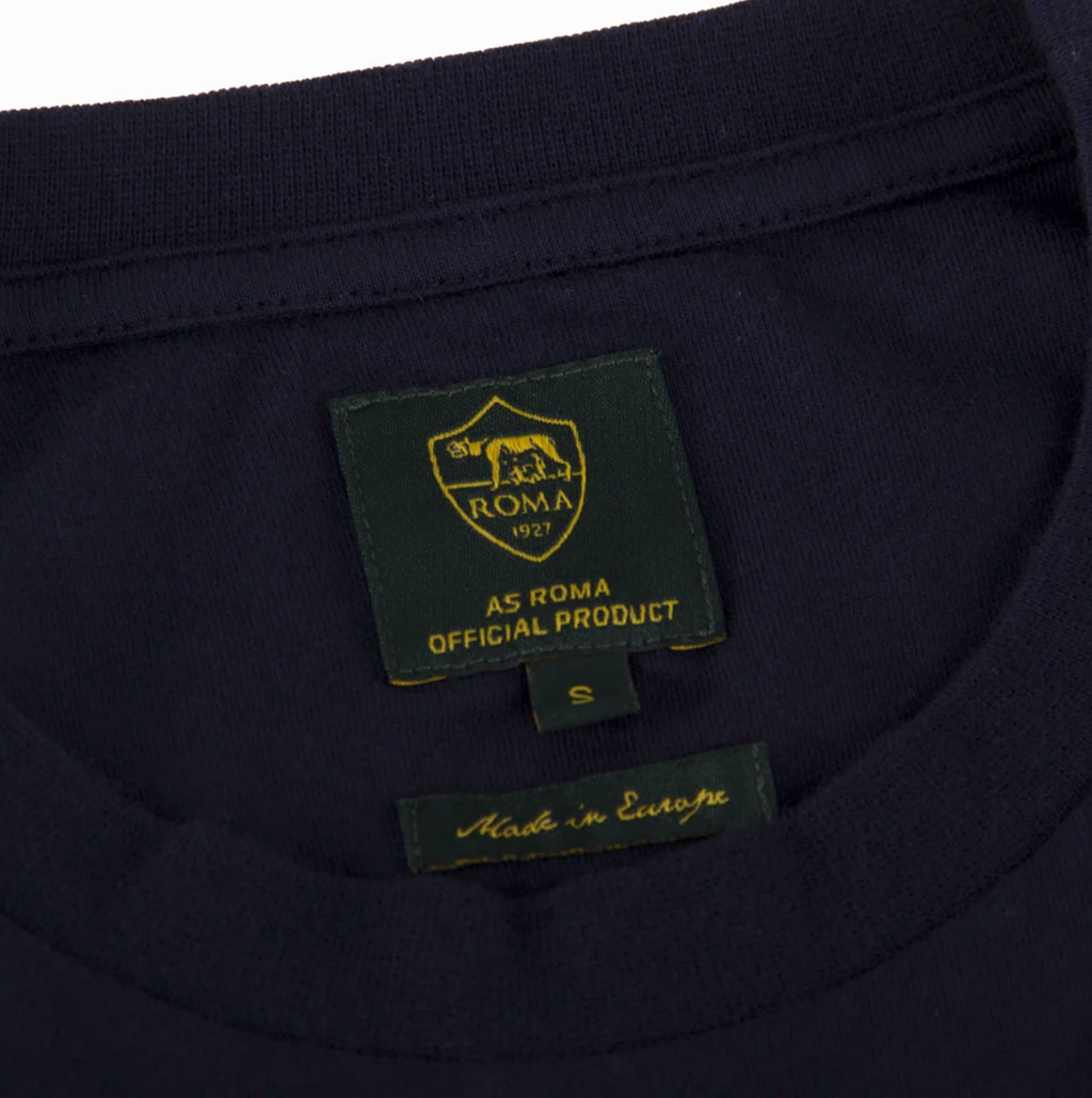 AS Roma Heritage Blue Tee